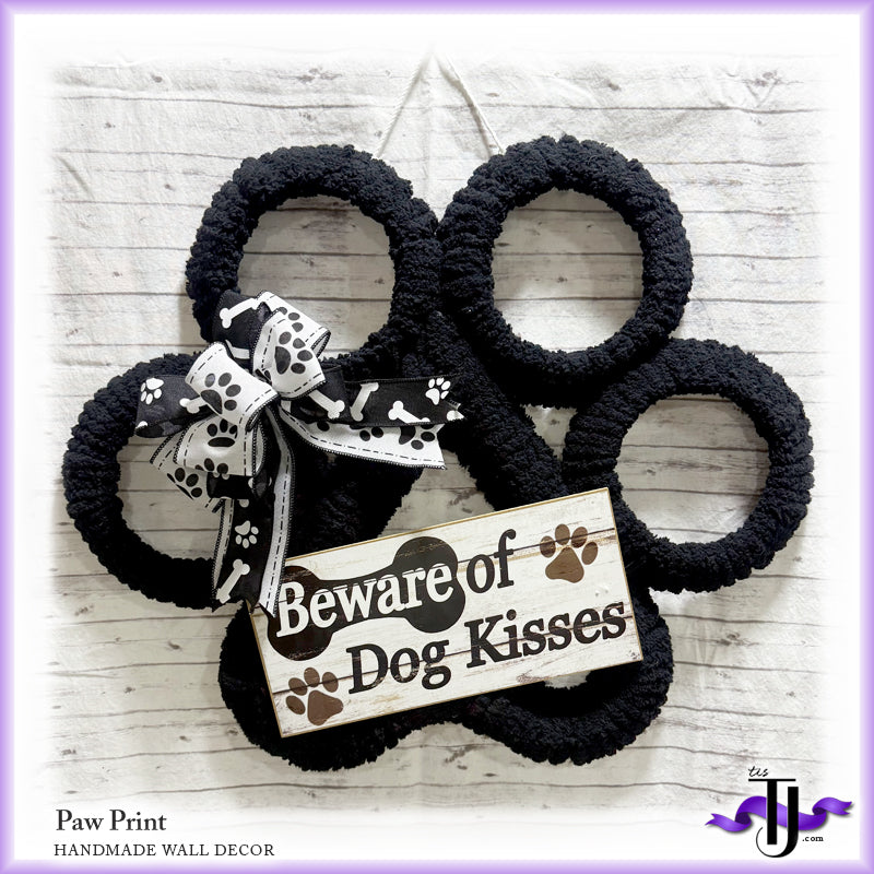 Paw Print, Handmade Wall Decor
