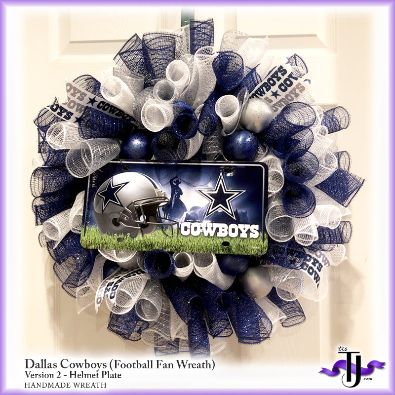 Football Fan Wreath - Dallas Cowboys