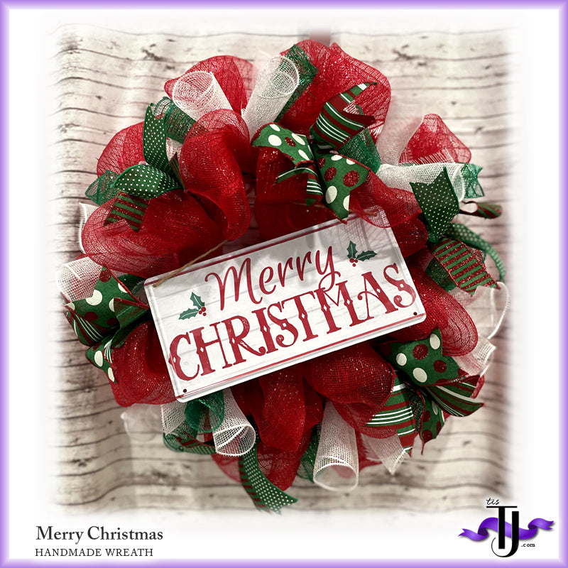 Merry Christmas Wreath
