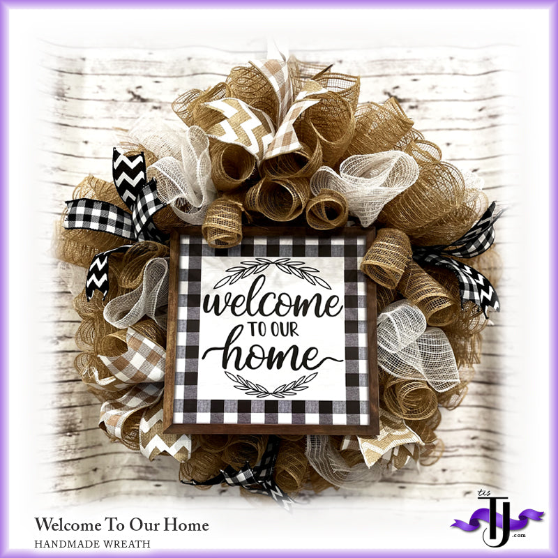 Welcome To Our Home Wreath