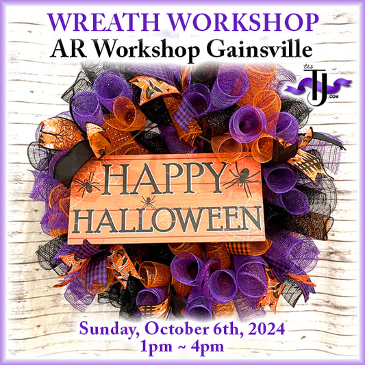 EVENT: October 6, 2024 - Happy Halloween Wreath Workshop - AR Workshop Gainsville