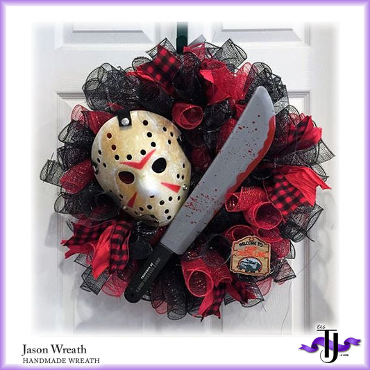 Jason Halloween Wreath