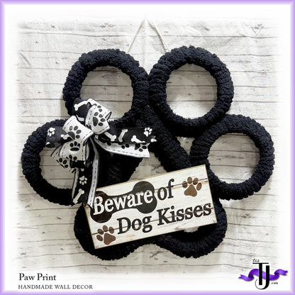 Paw Print, Handmade Wall Decor