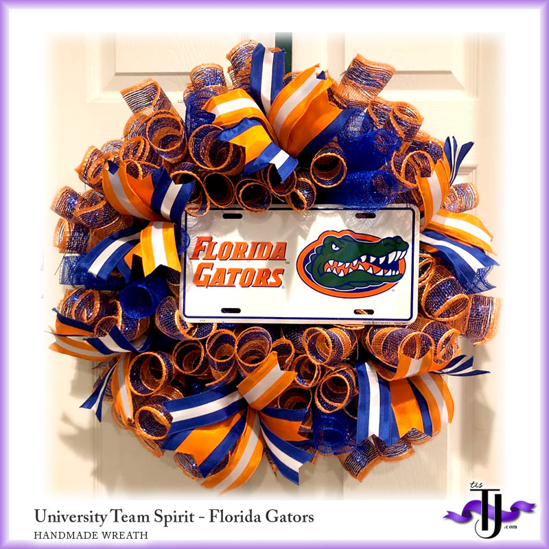 University Team Spirit Wreath - Florida Gators