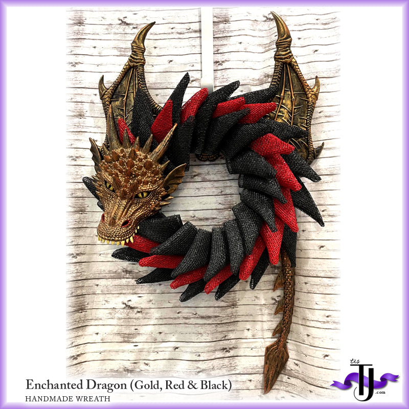 Enchanted Dragon Wreath