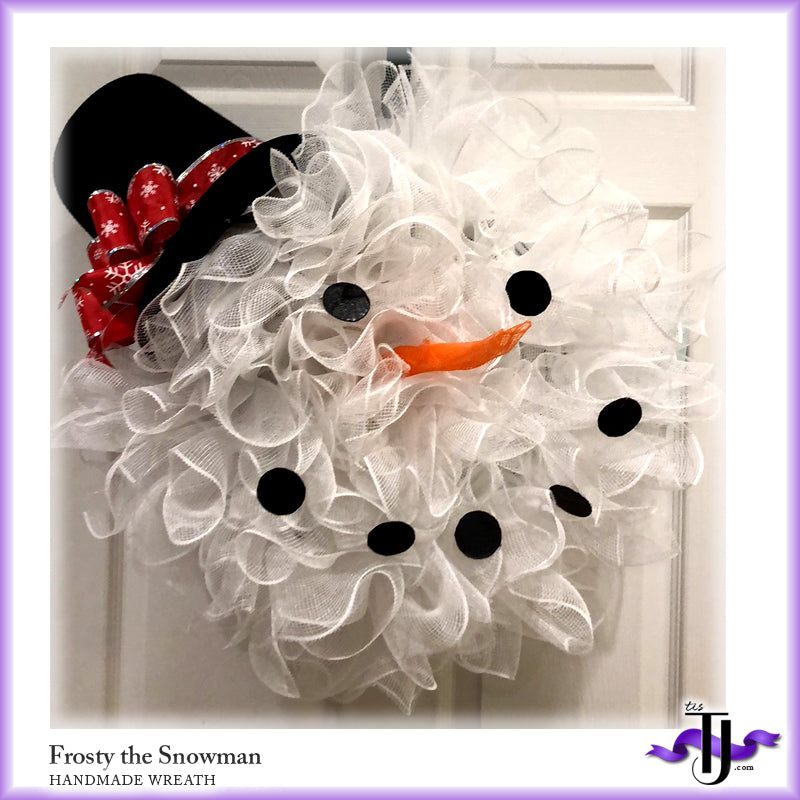 Frosty the Snowman Wreath