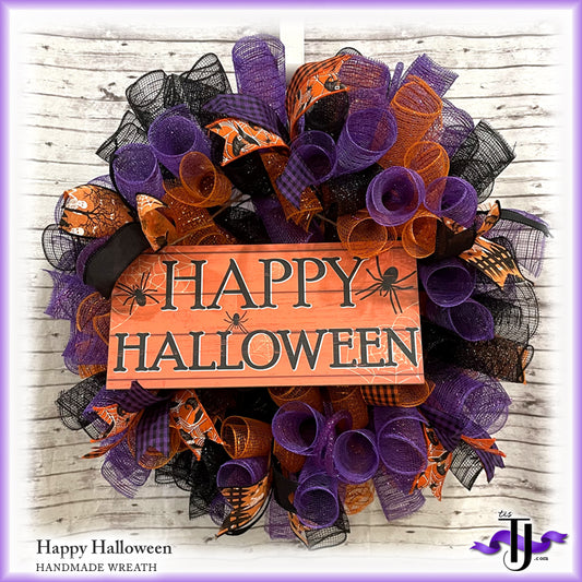 Happy Halloween Wreath