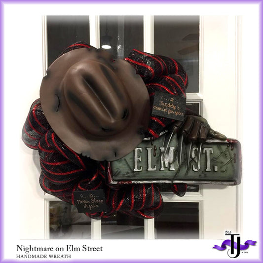 Freddy Nightmare Halloween Wreath