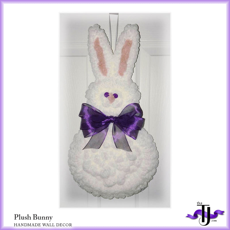 Plush Bunny Wreath