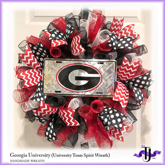 University Team Spirit Wreath - Georgia University