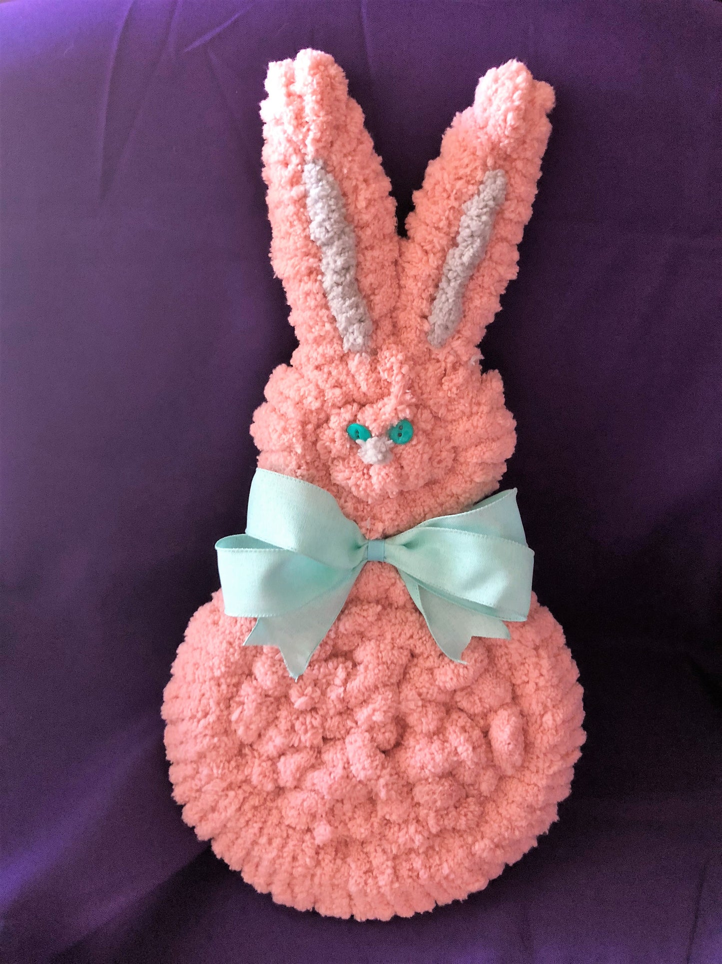 Plush Bunny Wreath