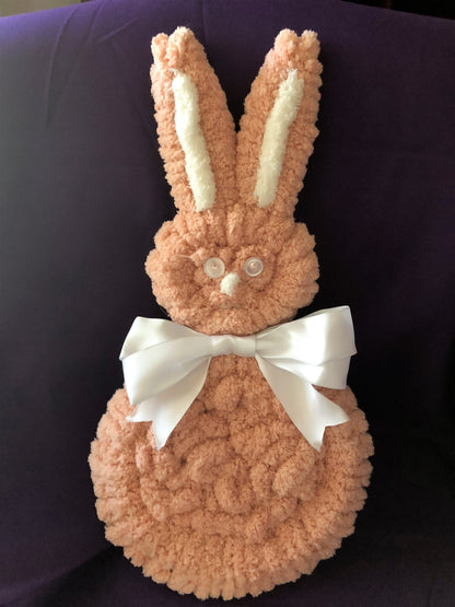 Plush Bunny Wreath