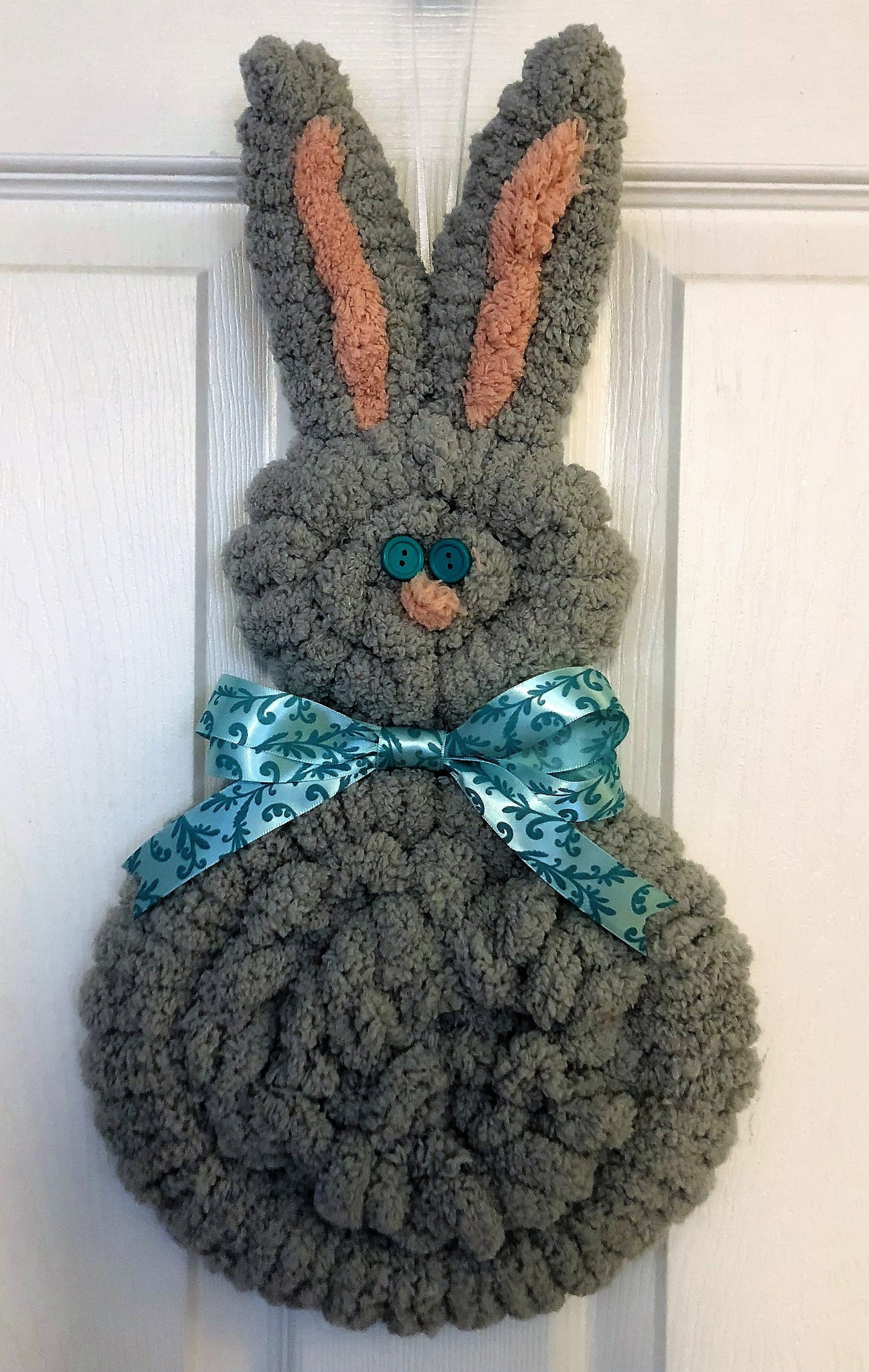 Plush Bunny Wreath