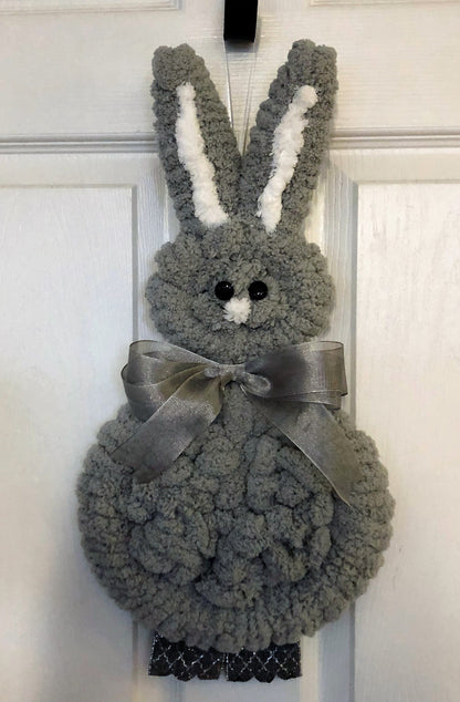 Plush Bunny Wreath