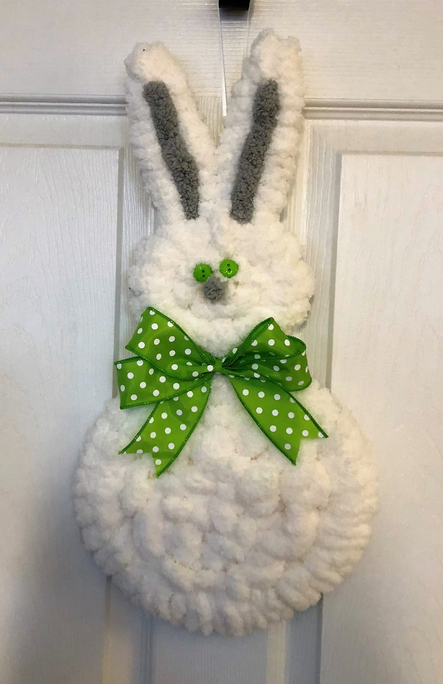 Plush Bunny Wreath